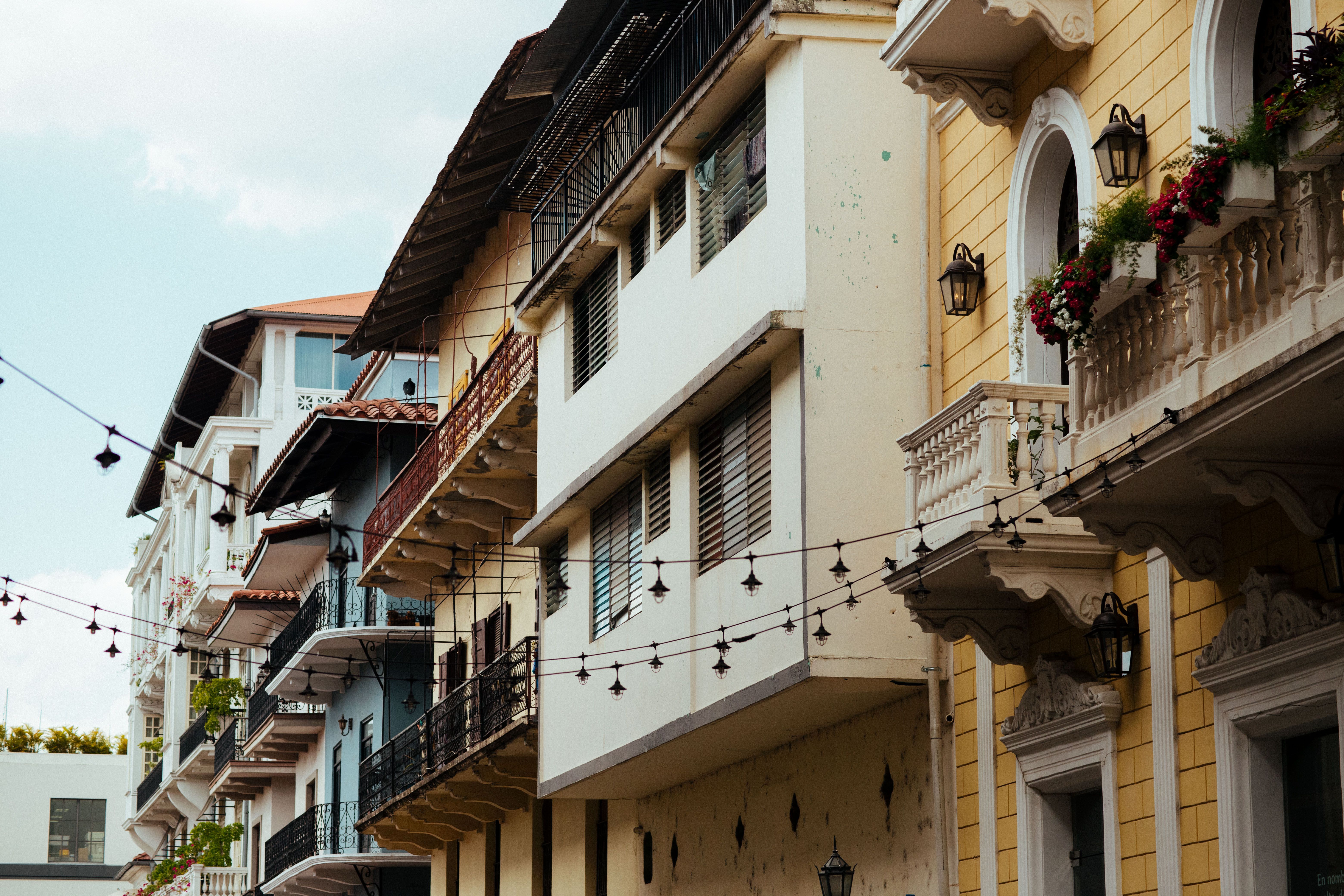 Edificios históricos de una ciudad